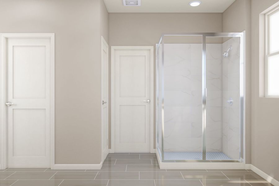 Representative unfurnished interior of a home built from the 3201 by Tri Pointe Homes in The Aurora Highlands, Aurora (Image 17).