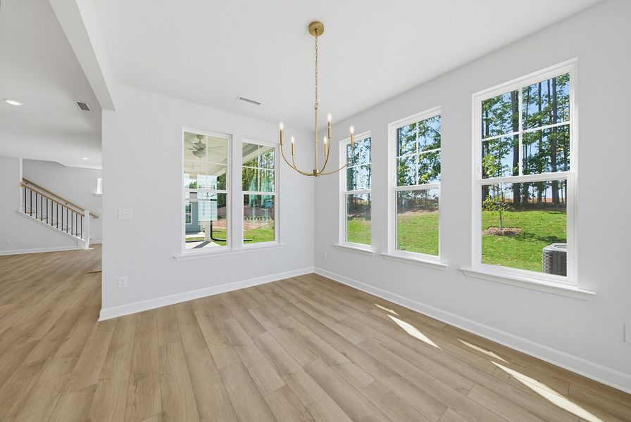 Spacious, unfurnished interior of a new home in Sweetbrier, Durham (Image 21).