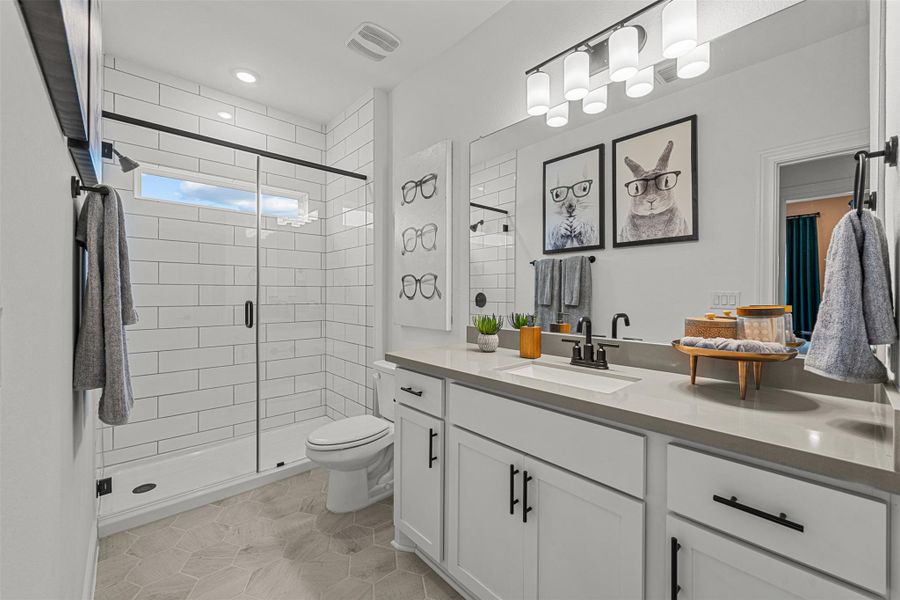 Furnished interior view inside a new home in Barksdale, Leander (Image 8).