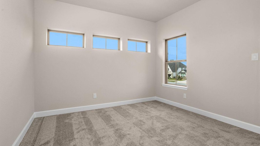 Spacious, unfurnished interior of a new home in Bridgeland 55', Cypress (Image 13).