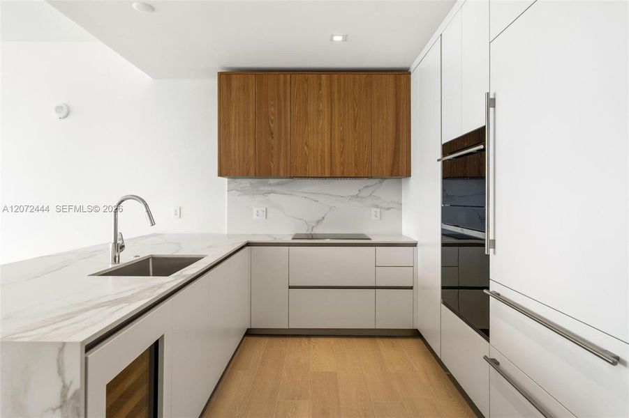 Furnished interior view inside a new home in , Miami (Image 9).