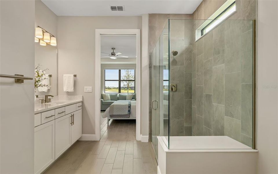 Furnished interior view inside a new home in , Venice (Image 7).