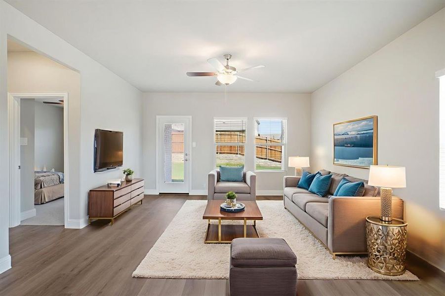 Photo is not of the actual home, but is an inspirational photo of builder’s model home and may depict options, furnishings, and/or decorator features that are not included.