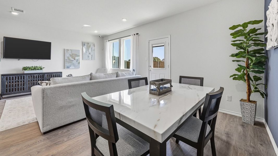 Representative furnished interior of a home built from the Benson by D.R. Horton in Arbor Trails South, Princeton (Image 18).