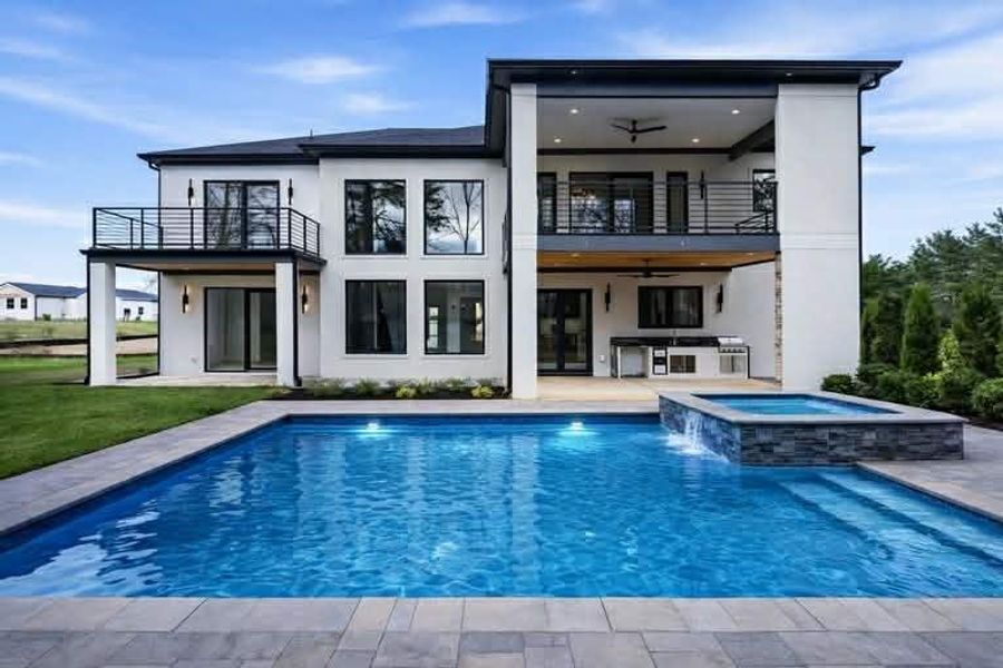Exterior details and patio area of a home in , Buford (Image 49).