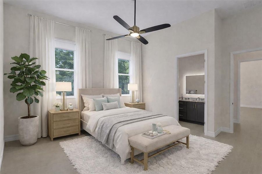 Furnished interior view inside a new home in , Kissimmee (Image 7). Furnished interior view inside a new home in , Kissimmee (Image 7).