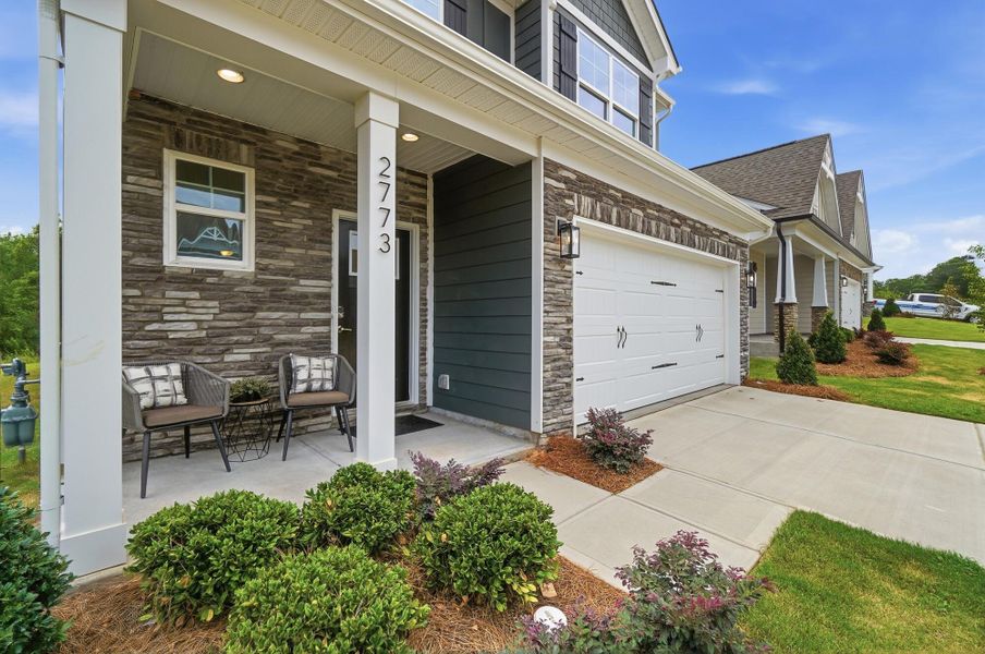 Exterior details and patio area of a home in Ashton Park, Monroe (Image 2).