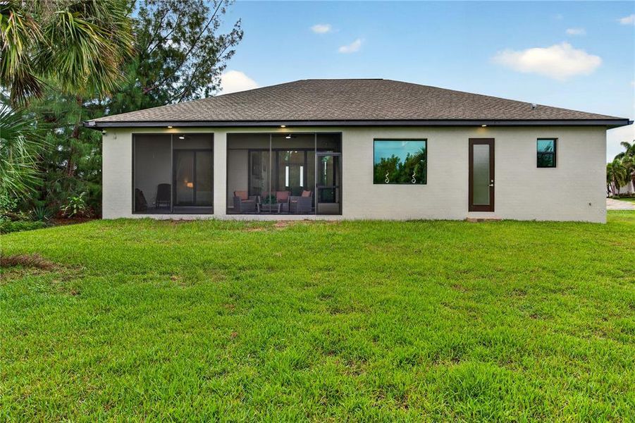 Exterior details and patio area of a home in , Port Charlotte (Image 31). Exterior details and patio area of a home in , Port Charlotte (Image 31).