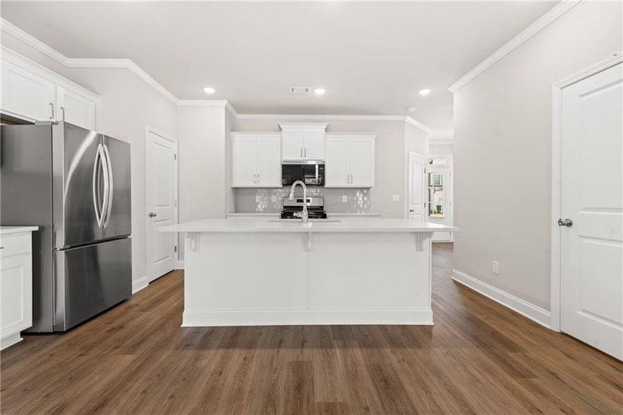 Furnished interior view inside a new home in , Duluth (Image 8).
