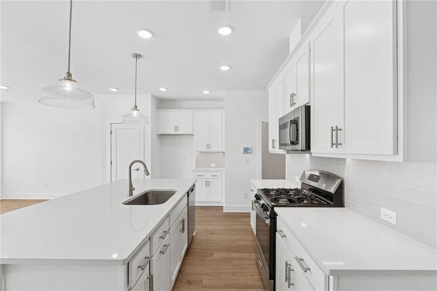 Furnished interior view inside a new home in Grandview Terrace, Canton (Image 5). Furnished interior view inside a new home in Grandview Terrace, Canton (Image 5).