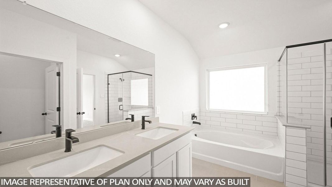 Furnished interior view inside a new home in Newport Pointe, Crosby (Image 8).