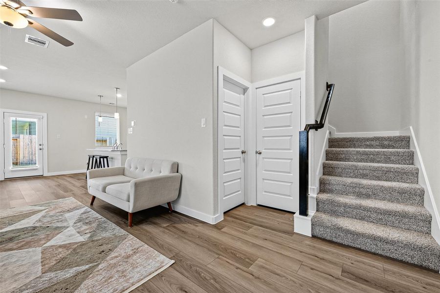 Furnished interior view inside a new home in Park Row Village, Houston (Image 5). Furnished interior view inside a new home in Park Row Village, Houston (Image 5).