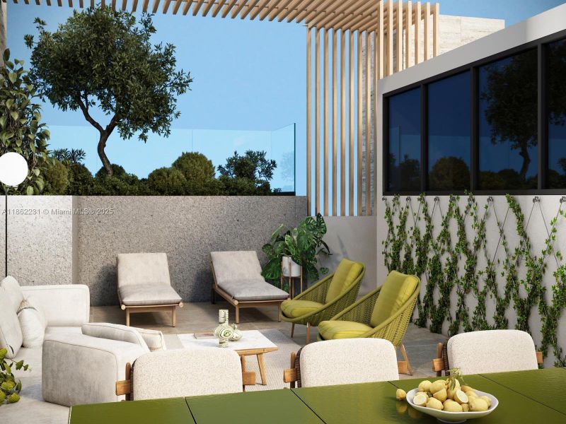 Furnished interior view inside a new home in , Bay Harbor Islands (Image 16). Furnished interior view inside a new home in , Bay Harbor Islands (Image 16).