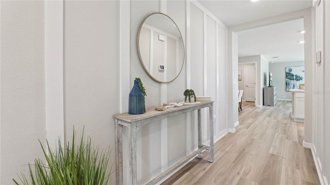 Furnished interior view inside a new home in Sandal Key, Weeki Wachee (Image 25).