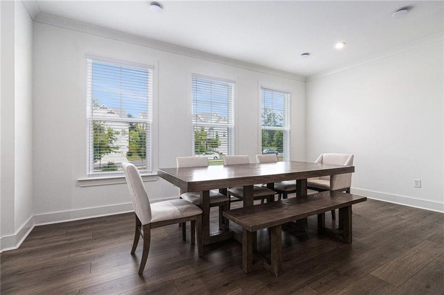 Furnished interior view inside a new home in , Decatur (Image 3).