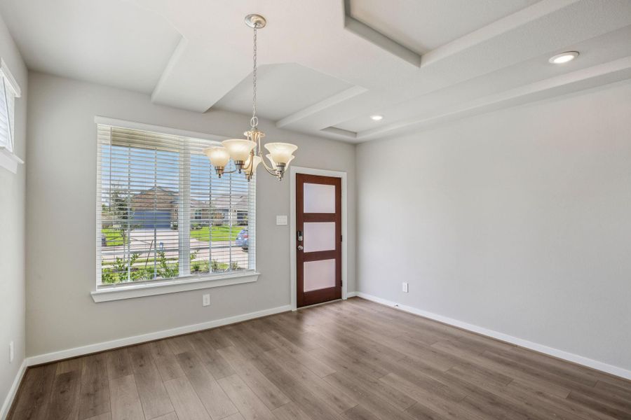 Photo is not of the actual home but is an inspirational photo of builder's model home and may depict options, furnishings, and/or decorator features that are not included.