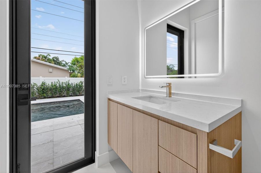 Close-up of interior finishes inside a home in , Fort Lauderdale (Image 22).