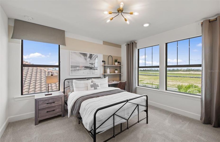 Furnished interior view inside a new home in Grandura, Sarasota (Image 14).
