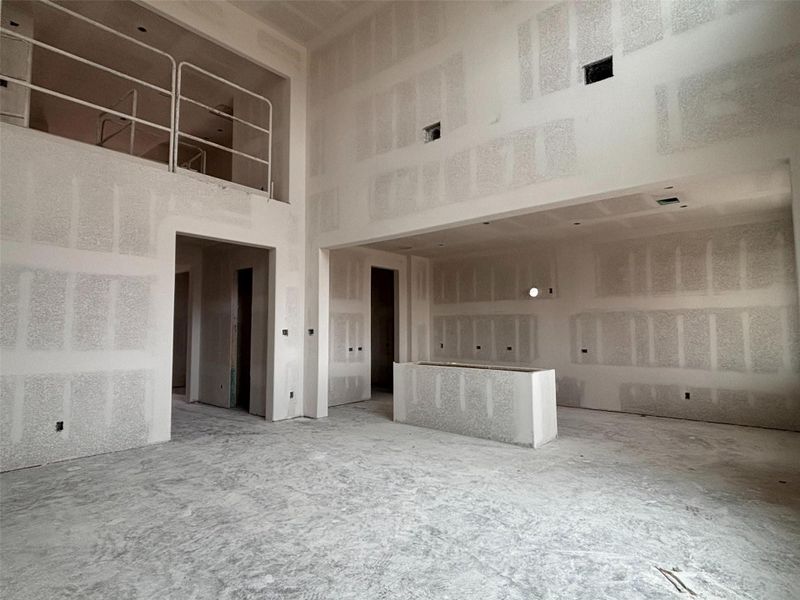 Actual progress of your home.