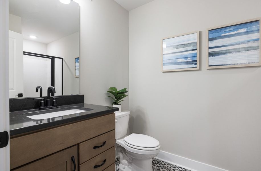 Furnished interior view inside a new home in The Oaks, Goose Creek (Image 18).