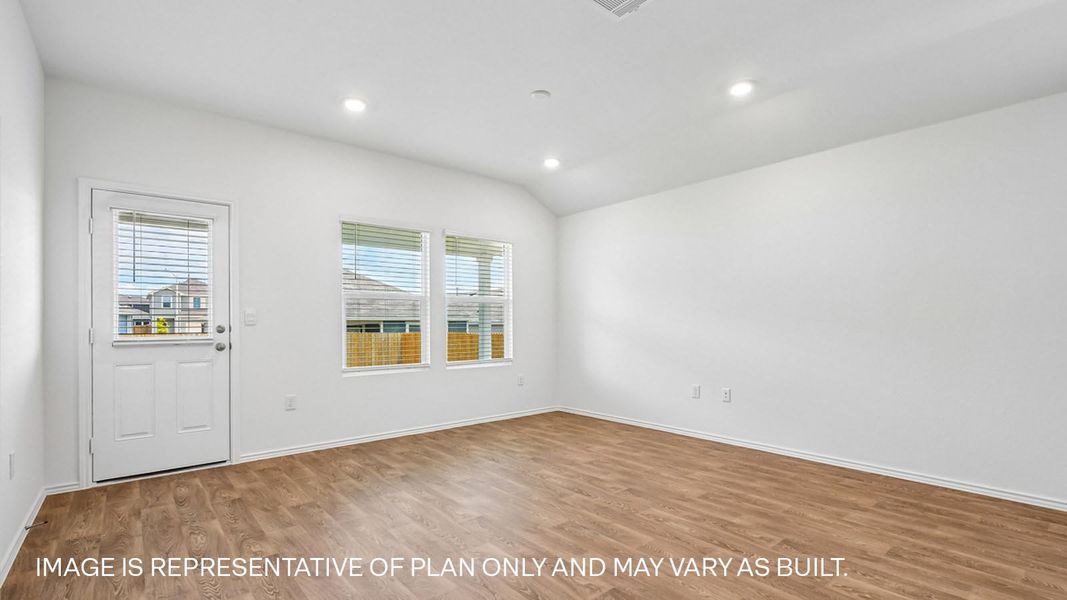 Representative unfurnished interior of a home built from the The Taylor by D.R. Horton in Durango, Mustang Ridge (Image 16).