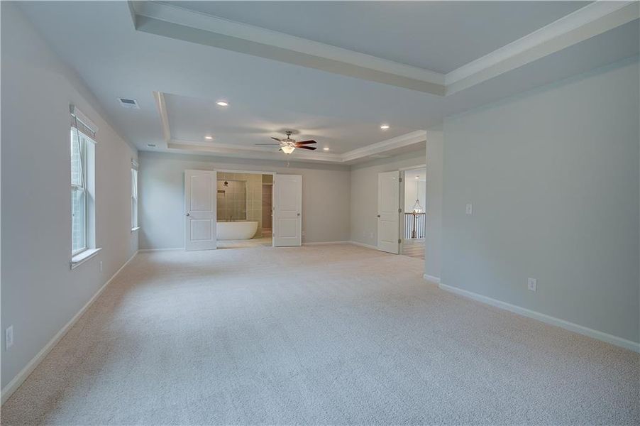 Spacious, unfurnished interior of a new home in Cambria at Traditions, Hampton (Image 25).