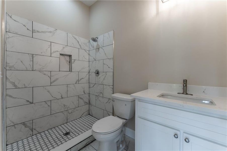 Furnished interior view inside a new home in , Suwanee (Image 3).