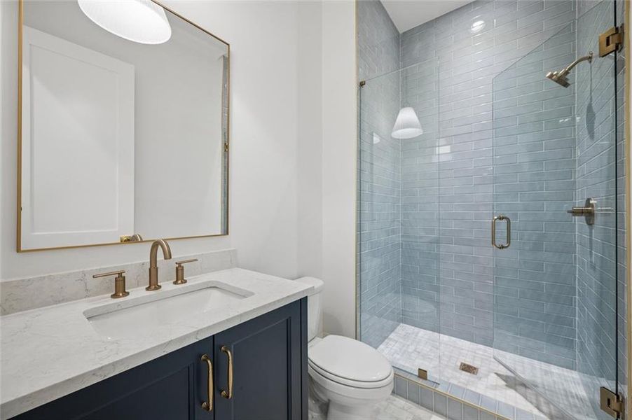 Furnished interior view inside a new home in , Bogart (Image 16).