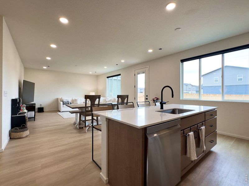 Furnished interior view inside a new home in , Fort Collins (Image 33). Furnished interior view inside a new home in , Fort Collins (Image 33).