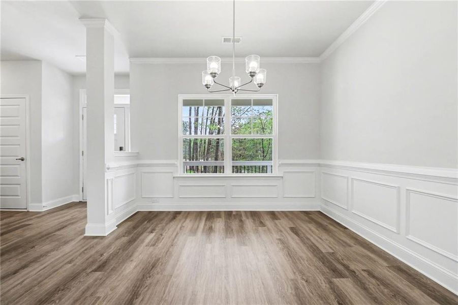 Spacious, unfurnished interior of a new home in The Fields of Walnut Creek, Pendergrass (Image 27).