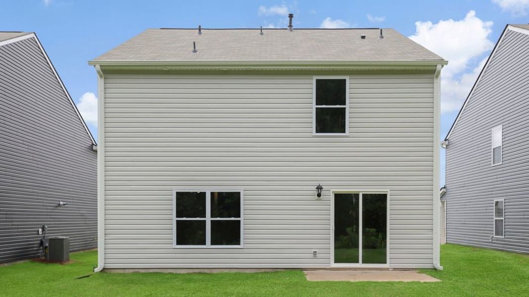 Exterior details and patio area of a home in Durbin Meadows, Fountain Inn (Image 3).
