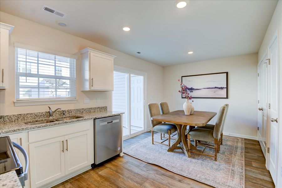 Representative furnished interior of a home built from the RILEY by D.R. Horton in Laurel Ridge, Greenville (Image 7).