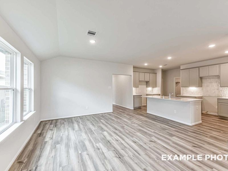 Representative unfurnished interior of a home built from the The Laguna A with 3-Car Garage by Davidson Homes LLC in River Ranch Meadows, Dayton (Image 19). Representative unfurnished interior of a home built from the The Laguna A with 3-Car Garage by Davidson Homes LLC in River Ranch Meadows, Dayton (Image 19).