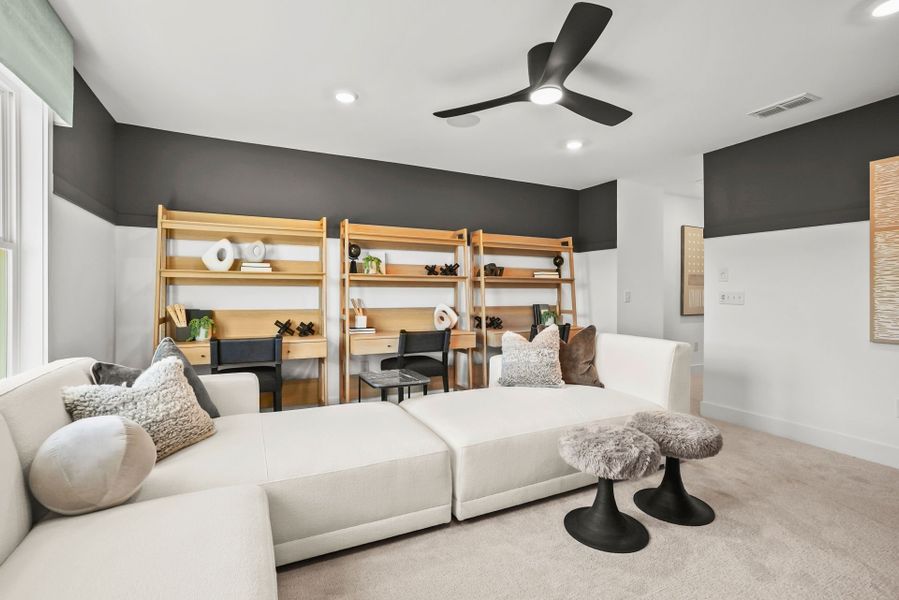 Representative furnished interior of a home built from the Prestige by Del Webb in Del Webb Carolina Ridge, Midland (Image 40).