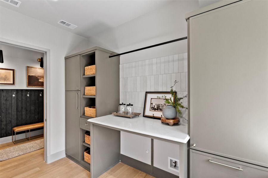 Laundry Room with storage