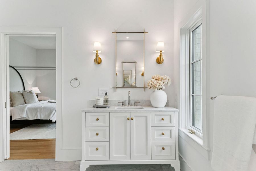 Furnished interior view inside a new home in , Charleston (Image 40).