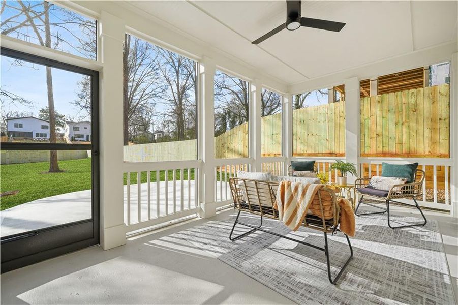 Exterior details and patio area of a home in , Scottdale (Image 4).