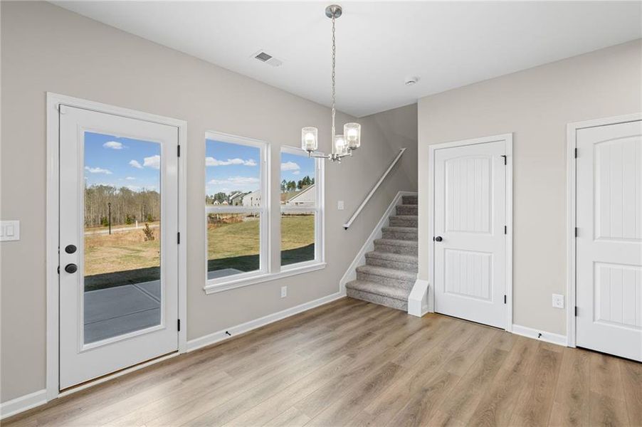 Spacious, unfurnished interior of a new home in Twin Lakes, Hoschton (Image 17). Spacious, unfurnished interior of a new home in Twin Lakes, Hoschton (Image 17).