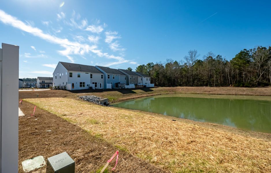 Exterior details and patio area of a home in The Landings at Montague, Goose Creek (Image 27).