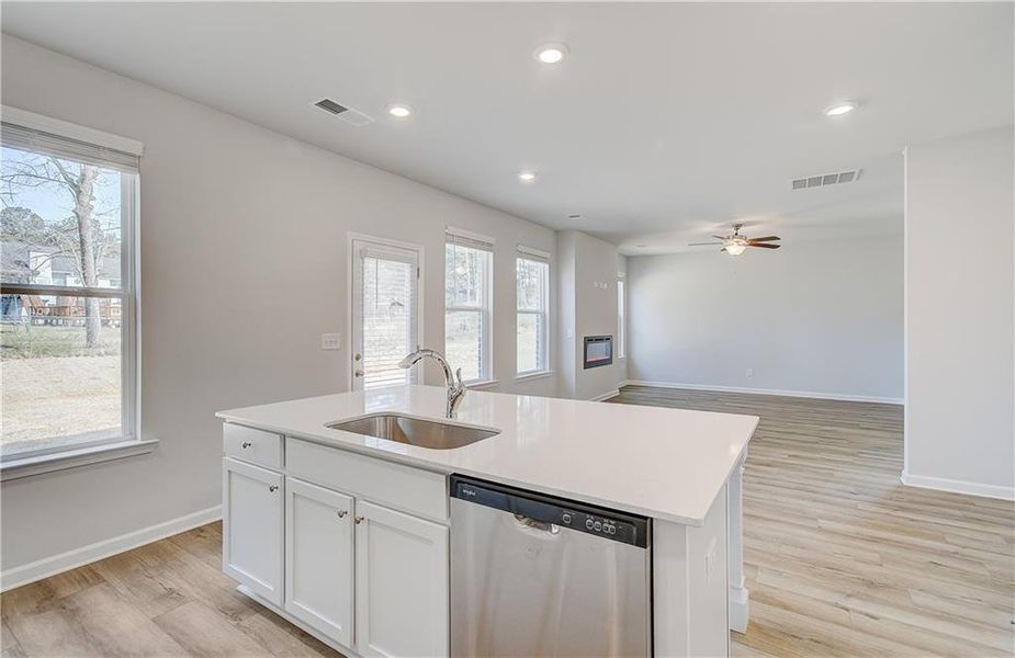 Furnished interior view inside a new home in Bowers Farm, McDonough (Image 8).
