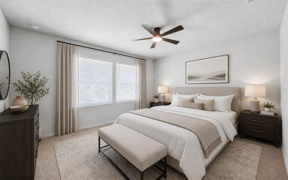 Furnished interior view inside a new home in , Lake Mary (Image 18). Furnished interior view inside a new home in , Lake Mary (Image 18).