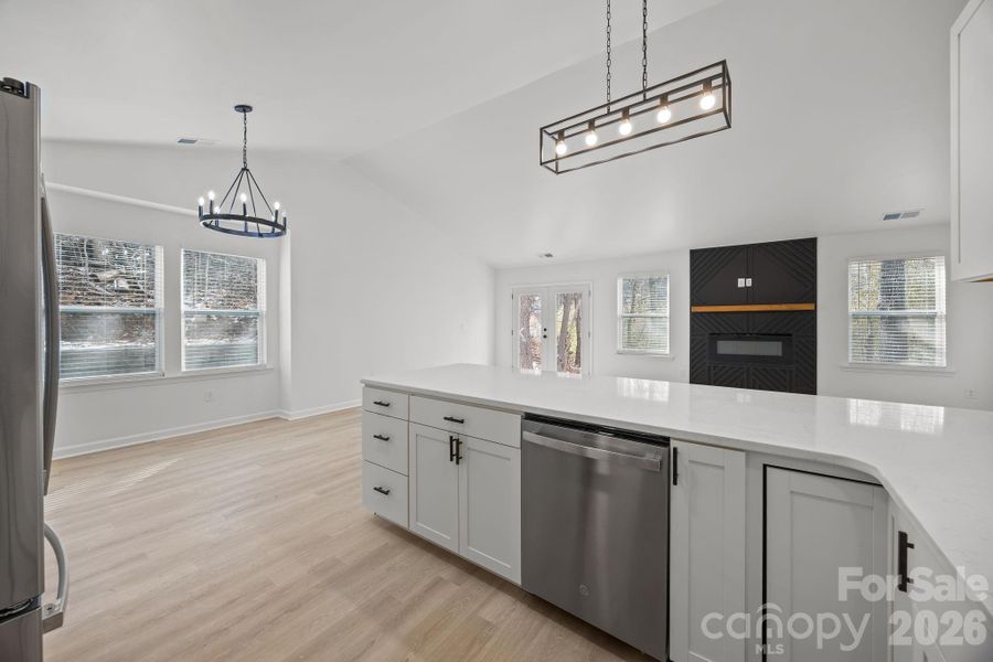 Furnished interior view inside a new home in , Albemarle (Image 13).
