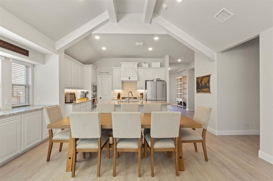 Furnished interior view inside a new home in Union Park Classic 60, Little Elm (Image 27).