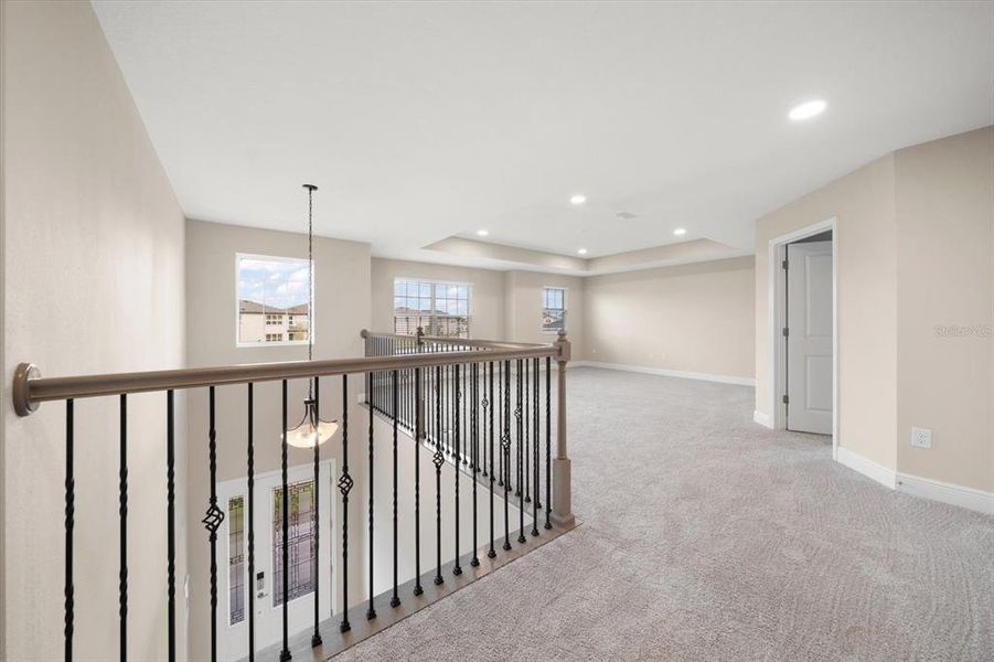 Spacious, unfurnished interior of a new home in Chapel Crossings, Wesley Chapel (Image 26). Spacious, unfurnished interior of a new home in Chapel Crossings, Wesley Chapel (Image 26).