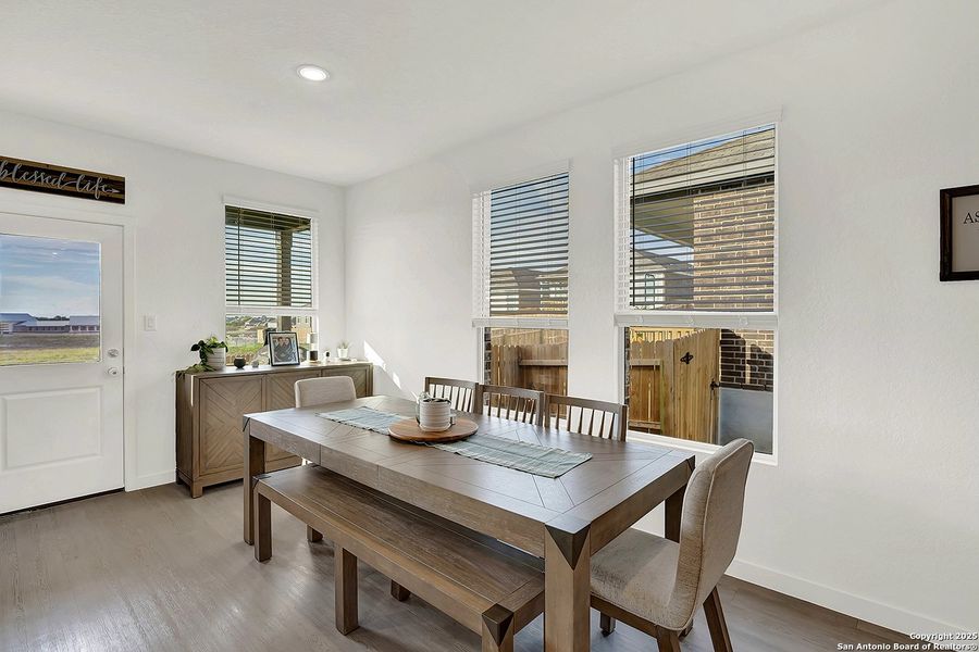 Furnished interior in a model home at Grace Valley: Coastline Collection in Cibolo (Image 23).