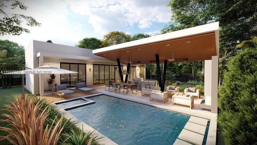 Pool rendering. Pool rendering.