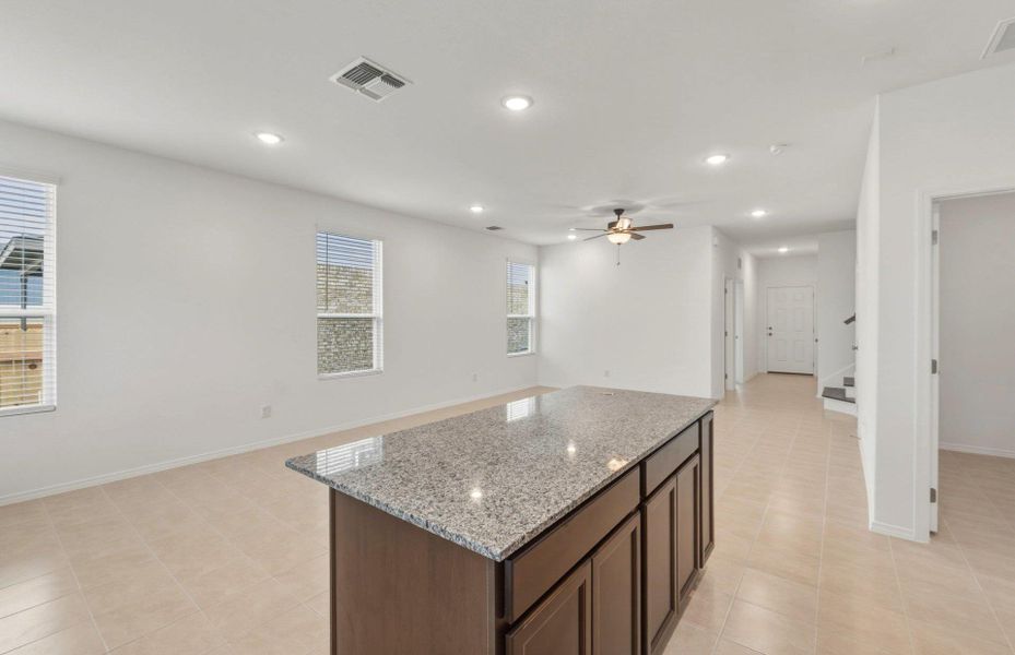 Furnished interior view inside a new home in Patterson Ranch, Georgetown (Image 11).