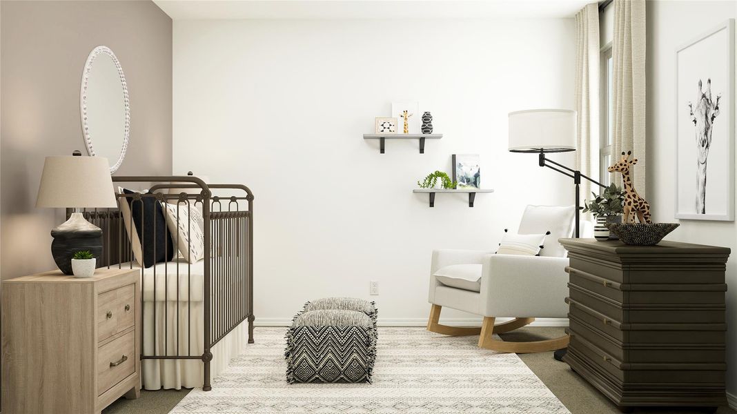 Furnished interior view inside a new home in Woodfield Preserve: Ridgepointe Collection, Georgetown (Image 3).