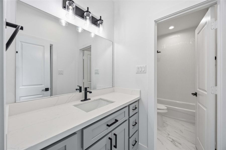 Furnished interior view inside a new home in , Houston (Image 4).