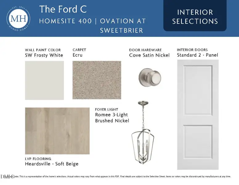 Interior Design Selections